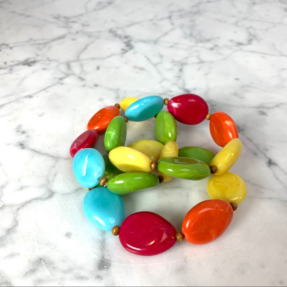 Fashion Jewelry • Chunky Stretchy Bracelets